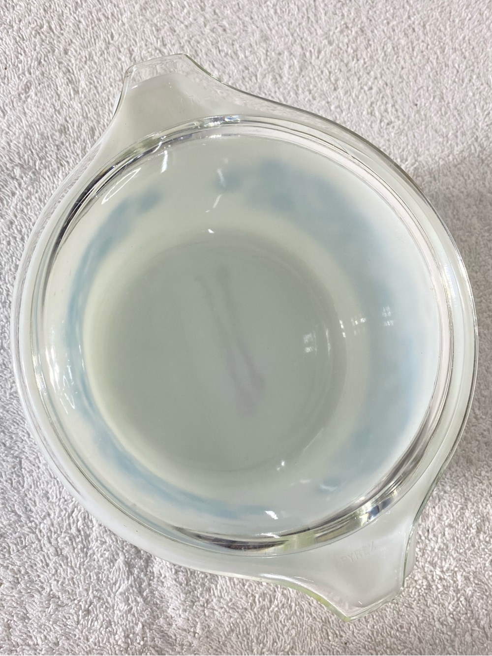 Vintage PYREX Horizon Blue Casserole Dish W Lid 1 Quart #473 Retro Cookware - Picture 11 of 16